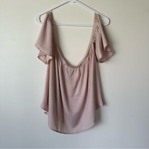 Silk Off the Shoulder Blouse